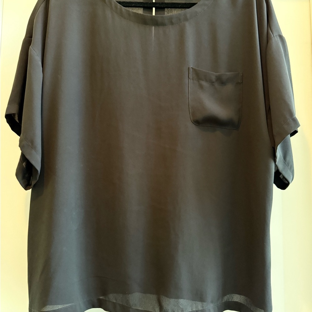 LOFT Charcoal Gray Women's Blouse